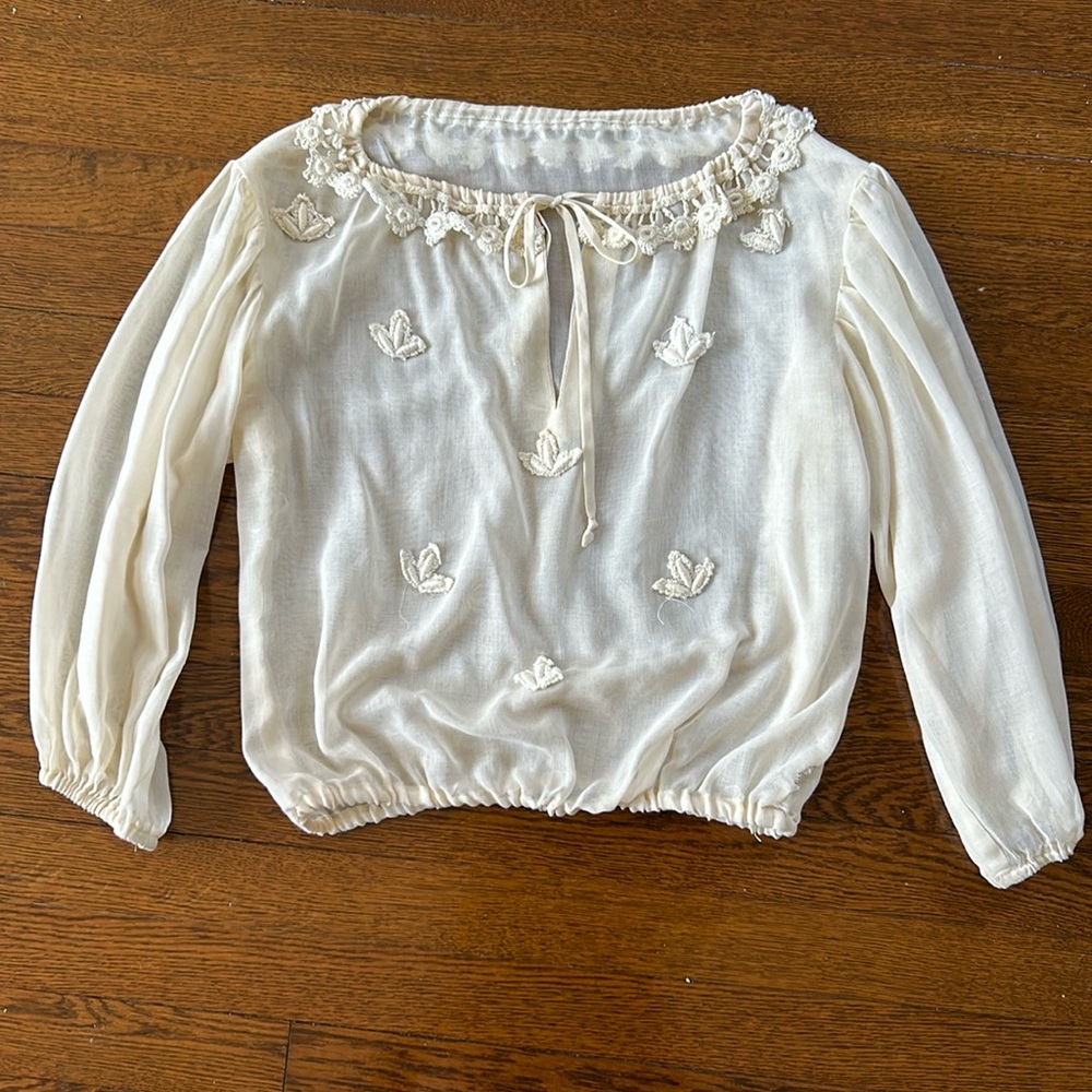 Vintage Peasant Top Doen